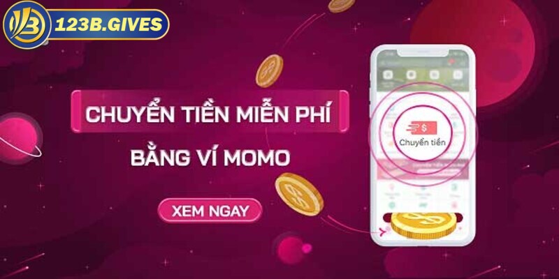 Nạp tiền 123B bằng ví điện tử Momo siêu nhanh